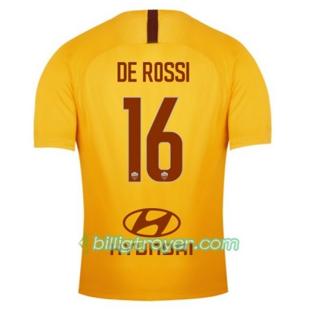 Billige Fotballdrakter AS Roma De Rossi 16 Tredjedraktsett 2018/19 Kortermet